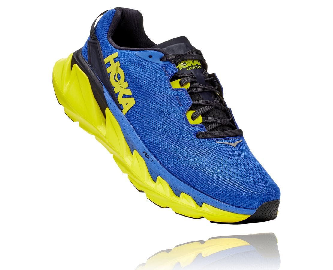 Pantofi De Mers Hoka One One Elevon 2 Barbati - Albastri / Roz | Romania QIPB47159